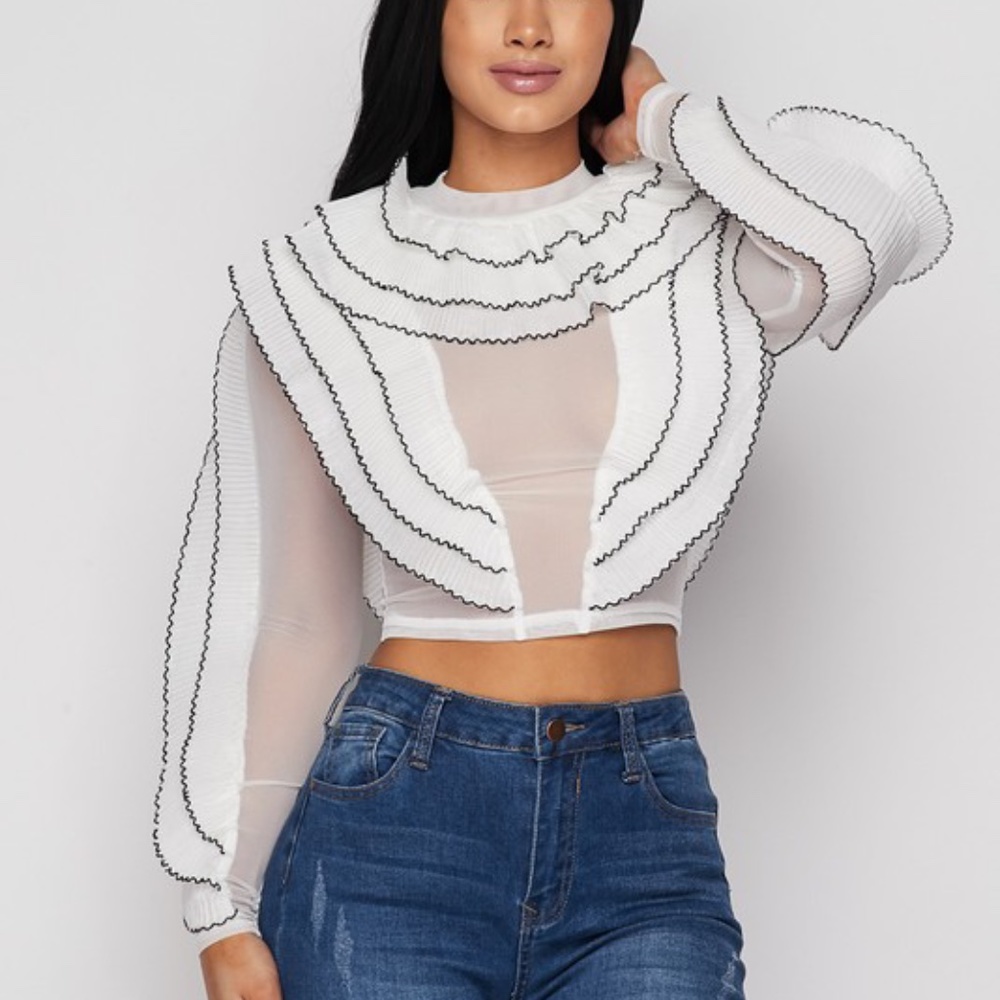 Sexy but Classy Mesh Shirt
